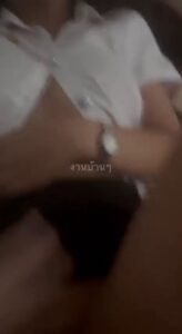 คลิปหลุด นักศึกษานมโคตรใหญ่ อวบหีฉ่ำโดนแฟนซอยแรงๆ คาชุดนักศึกษา เสียงร้องครางลั่นห้อง